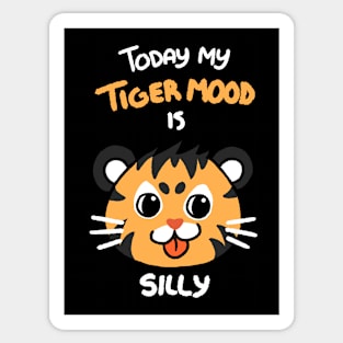 Tiger Mood: Silly Sticker